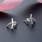 S925 zircon earring