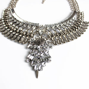 Diamond Short Necklace Crystal