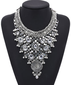 Diamond Short Necklace Crystal