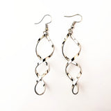 Spiral curved earring